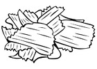 Kleurplaat chips