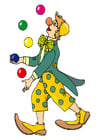 Afbeeldingen clown