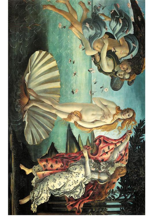 De Geboorte van Venus - Sandro Botticelli