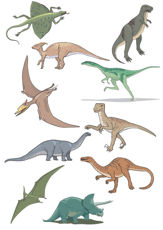 Afbeelding dinosaurussen