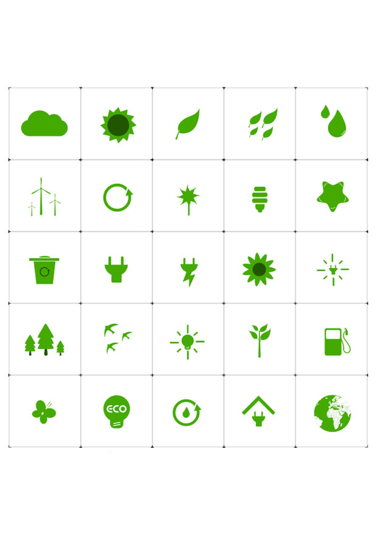 Afbeelding ecologische iconen