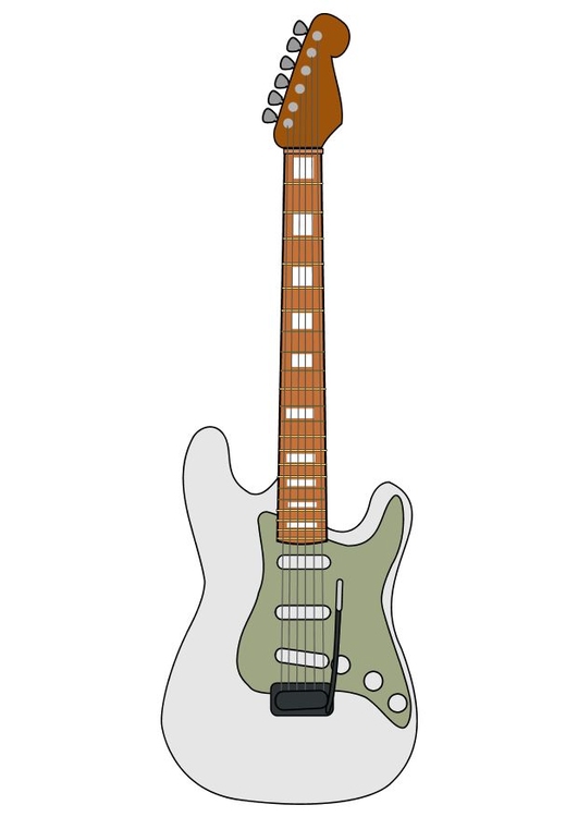 Afbeelding elektrische gitaar Fender