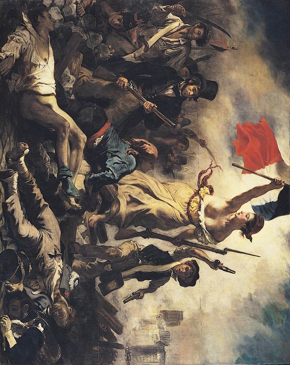 Eugene Delacroix - Vrijheid leidt het volk - Franse revolutie