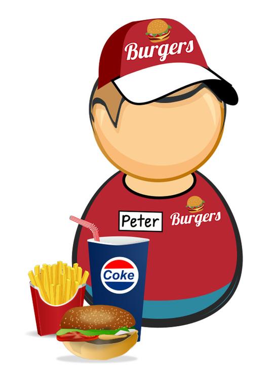 fastfoodmedewerker