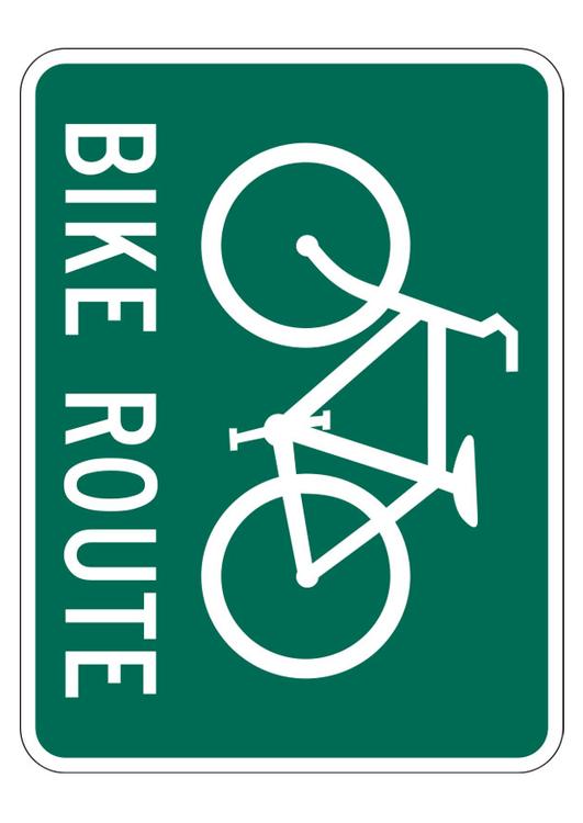 fiets route