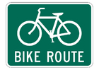 Afbeeldingen fiets route