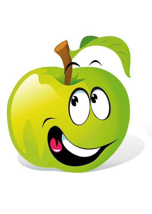 Afbeelding fruit - groene appel