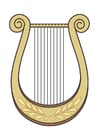 Afbeeldingen harp