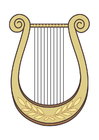 Afbeeldingen harp