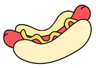 Afbeeldingen hotdog