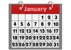 Afbeelding kalender - januari