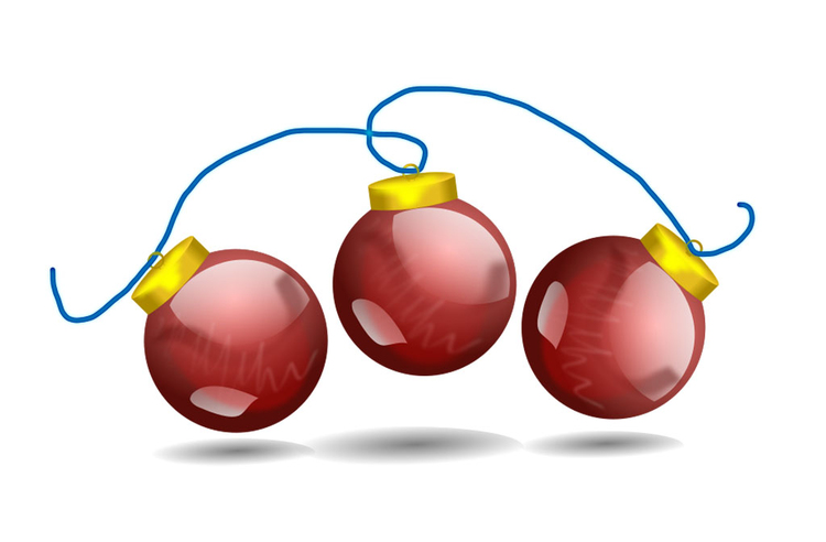 Afbeelding kerstballen