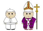 Afbeeldingen kledij van paus