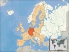 Afbeeldingen locatie Duitsland in EU 2008