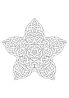 Kleurplaat mandala 