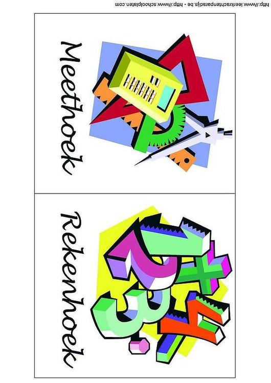 meethoek en rekenhoek