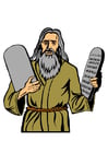 Afbeeldingen Mozes - de tien geboden