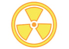 Afbeelding nucleair symbool
