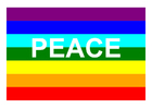 Afbeelding peace vlag