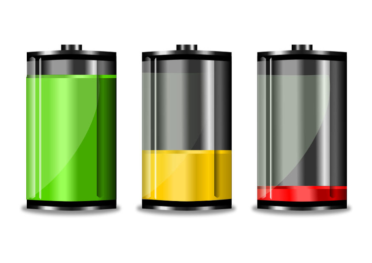 Afbeelding peil van batterijen