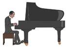 Afbeelding piano spelen