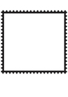 Kleurplaat postzegel vierkant