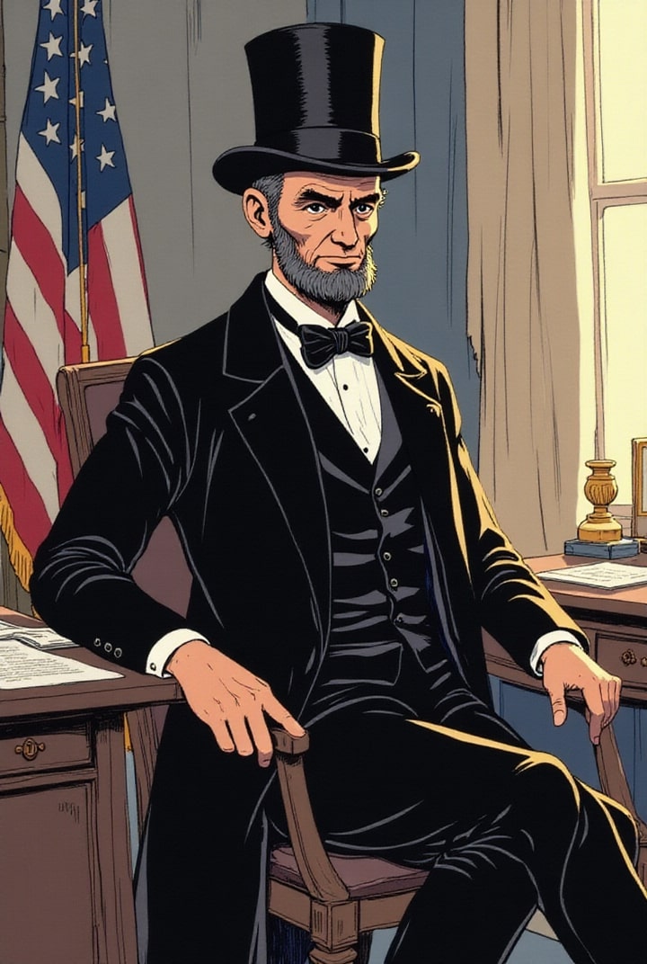 Afbeelding President Abraham Lincoln