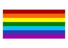 Afbeelding regenboogvlag