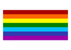 Afbeeldingen regenboogvlag