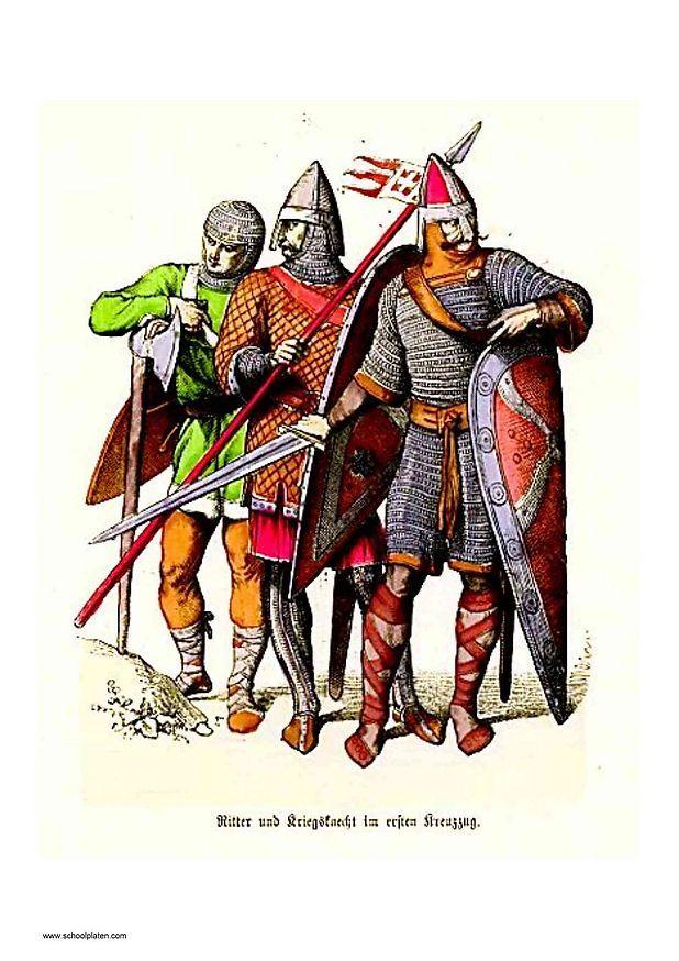 Afbeelding ridders eerste kruistocht