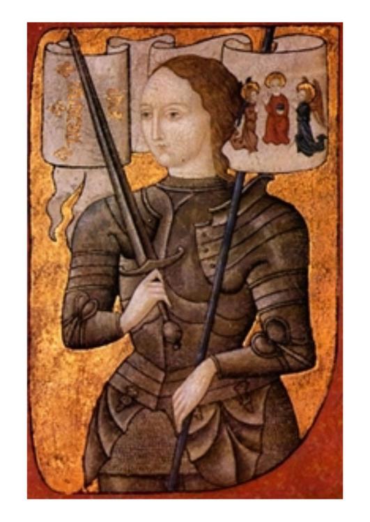 schilderij - Jeanne d'Arc
