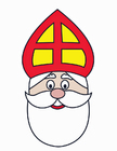 Sinterklaas gezicht