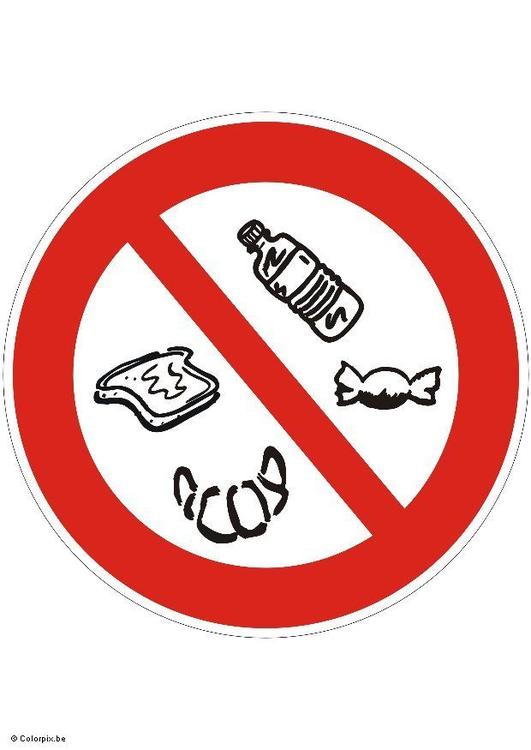 snacks verboden