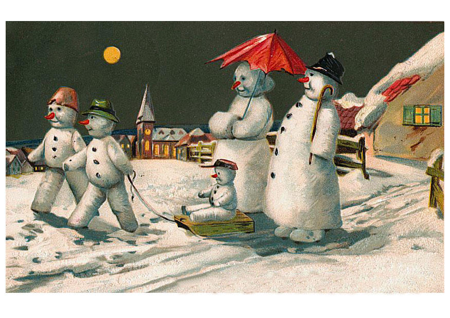 Afbeelding sneeuwpoppen