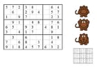 Afbeelding sudoku - aapjes