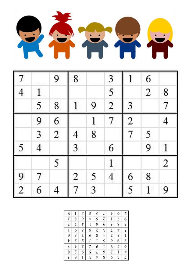 Afbeelding sudoku kinderen 