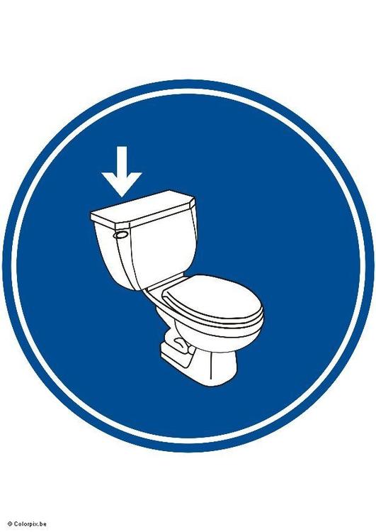 toilet doorspoelen