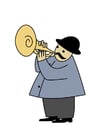 Afbeeldingen trompettist