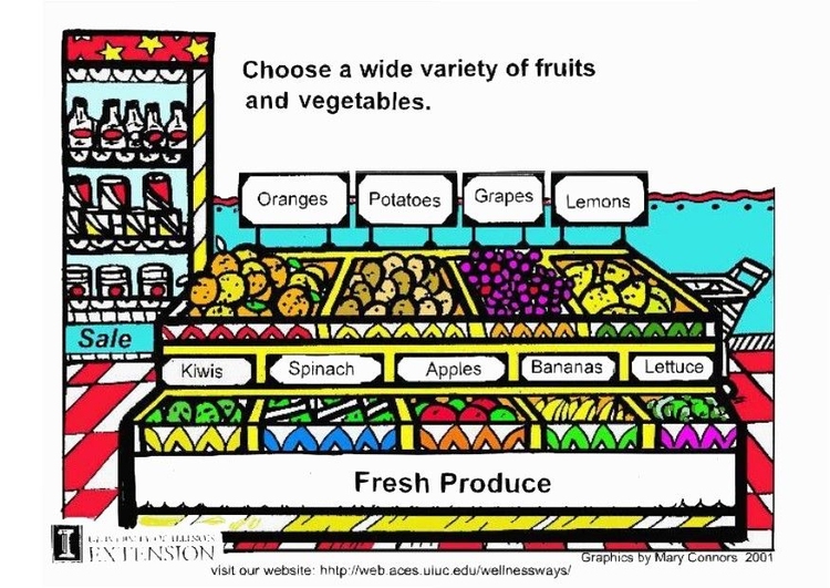 Afbeelding Verse groenten en fruit