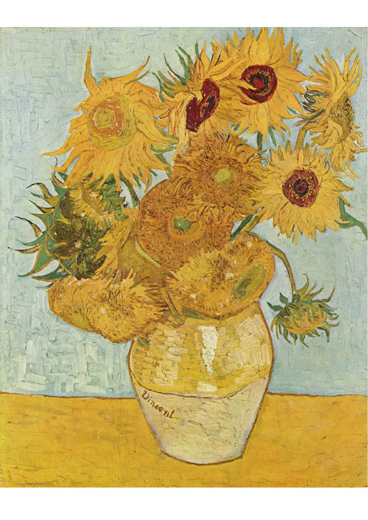 Afbeelding Vincent Van Gogh - Zonnebloemen