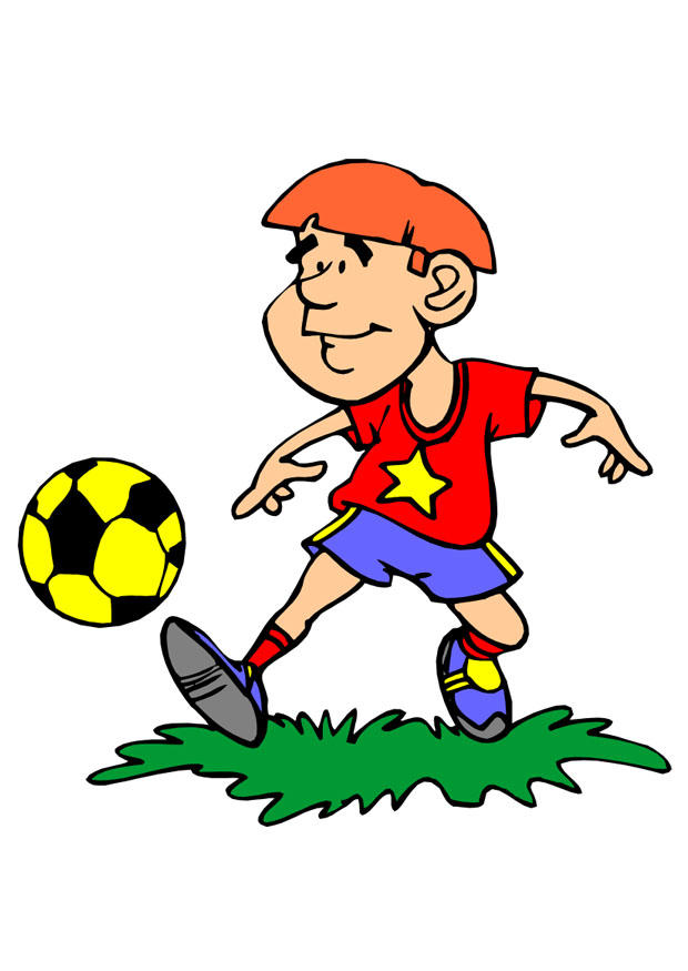 Afbeelding Voetbal. Gratis Afbeeldingen Om Te Printen - Afb 26366.