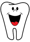 Afbeelding vrolijke tand