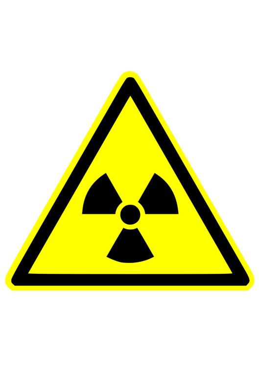 waarschuwing radioactief