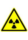 Afbeelding waarschuwing radioactief