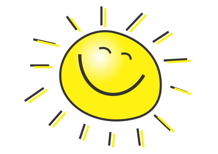 Afbeelding zon. Gratis afbeeldingen om te printen - afb 28475.