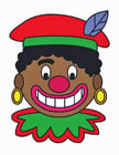 Afbeelding Zwarte Piet gezicht