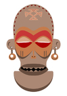 Afrikaans masker - Zaïre-Angola