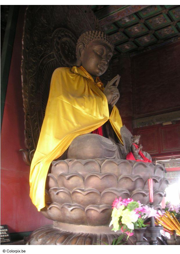 Foto Buddha in tempel
