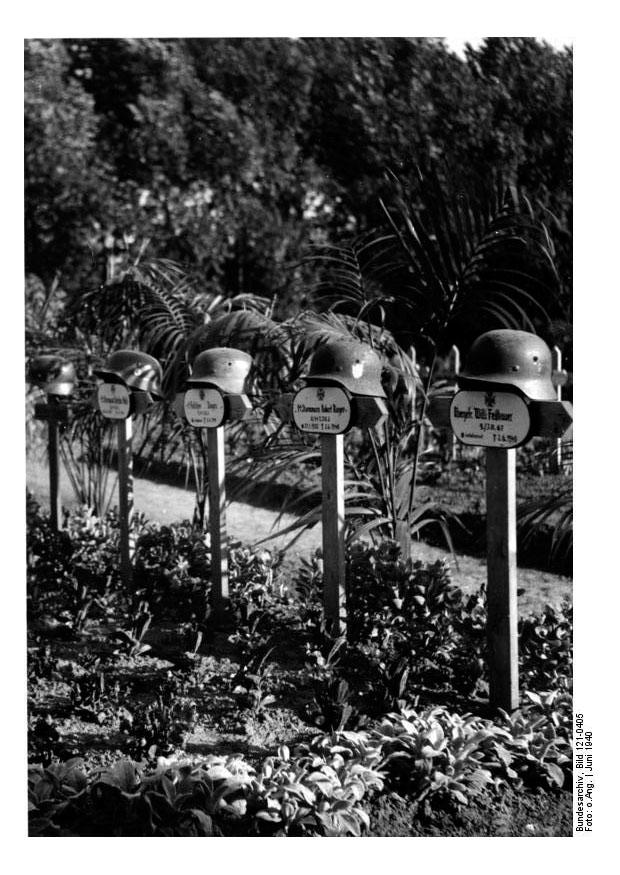 Foto Duitse graven in Noord Frankrijk