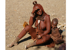 Foto Himba moeder met kind